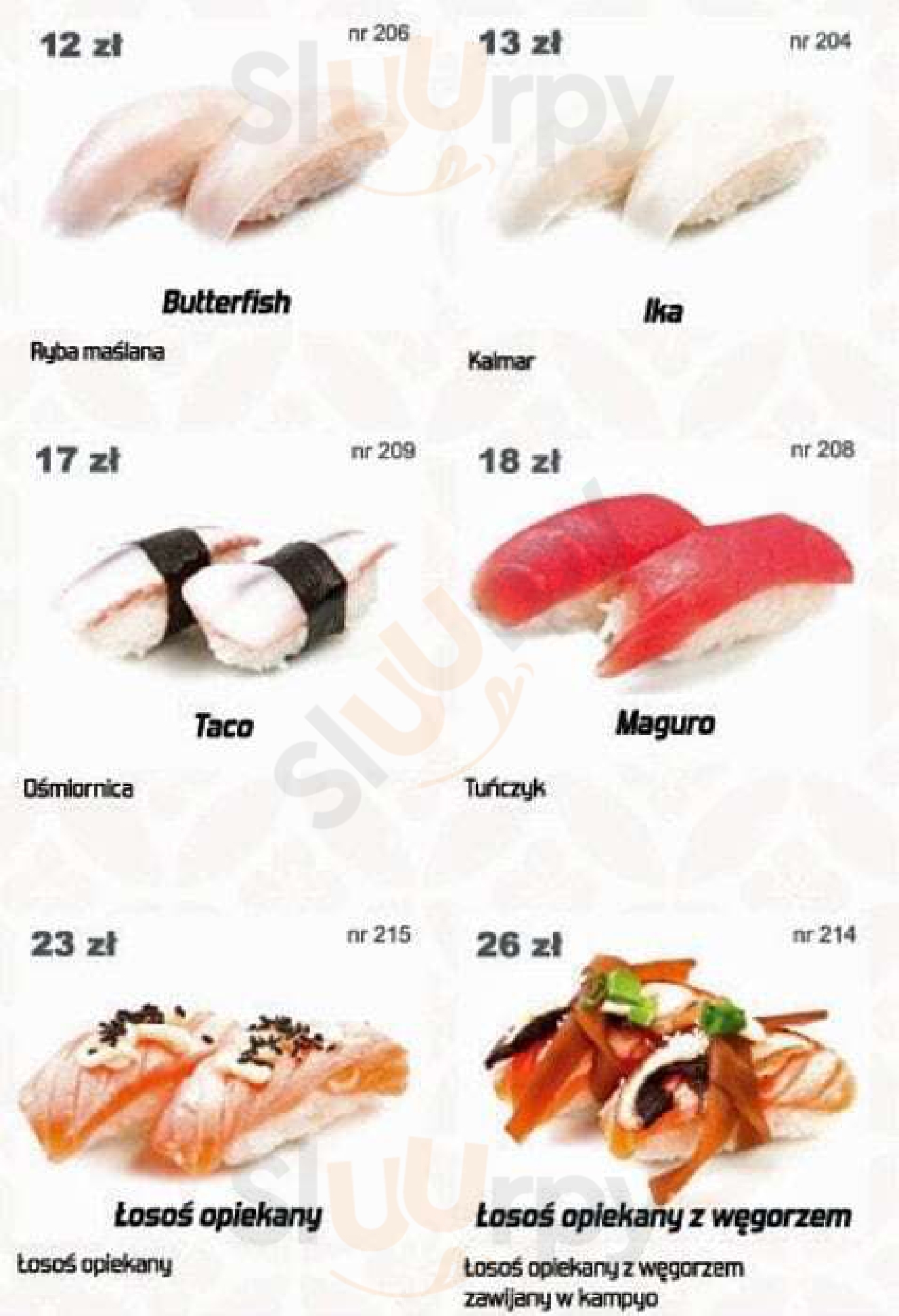 Hanesushi Warszawa Menu - 1