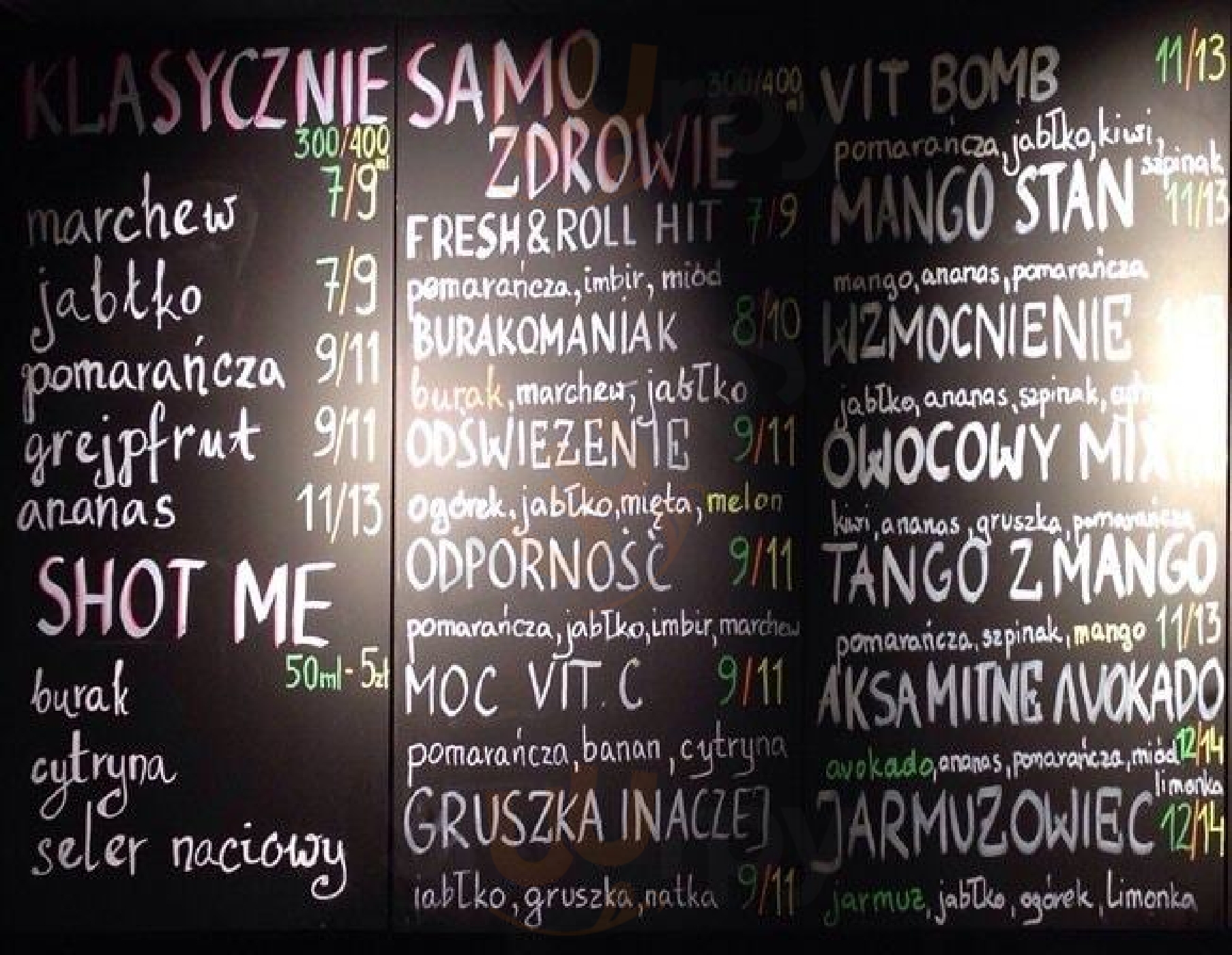 Fresh & Roll Warszawa Menu - 1