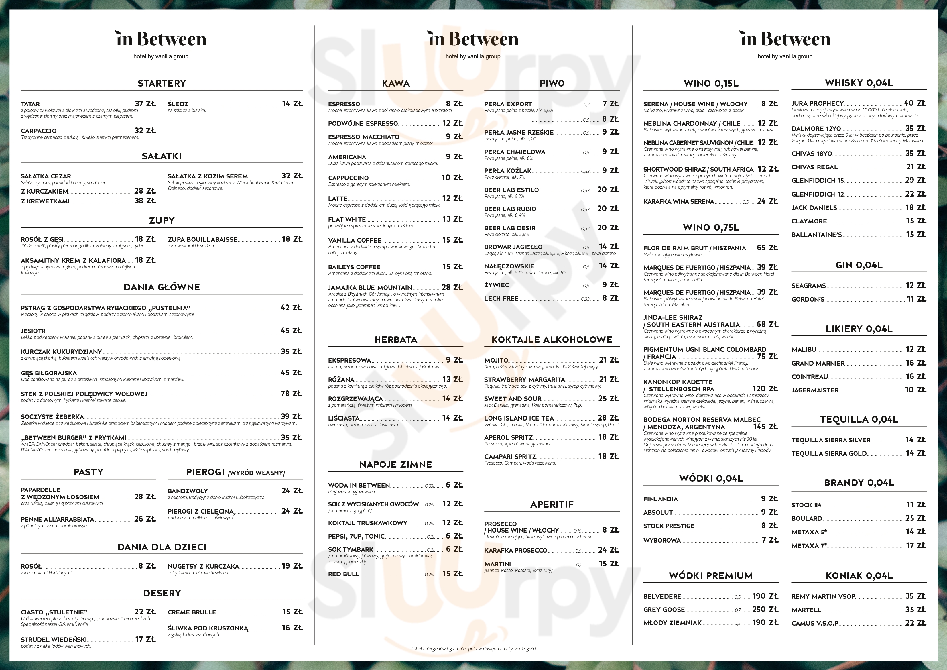 Restauracja Ora Jastków Menu - 1