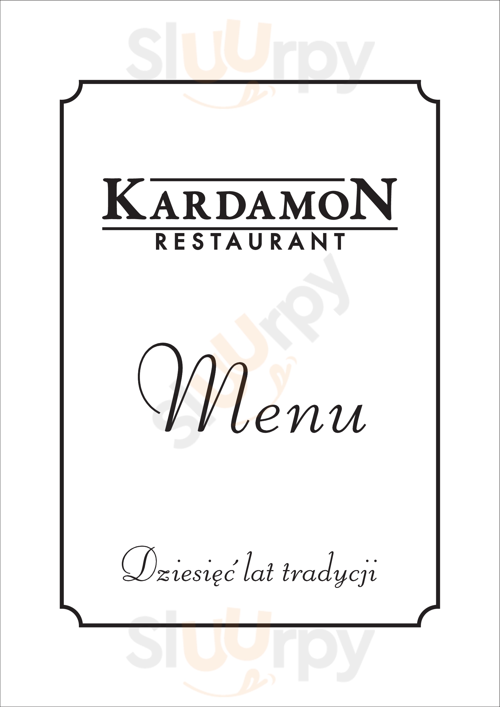 Kardamon Lublin Menu - 1