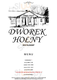 Dworek Hołny - Restauracja