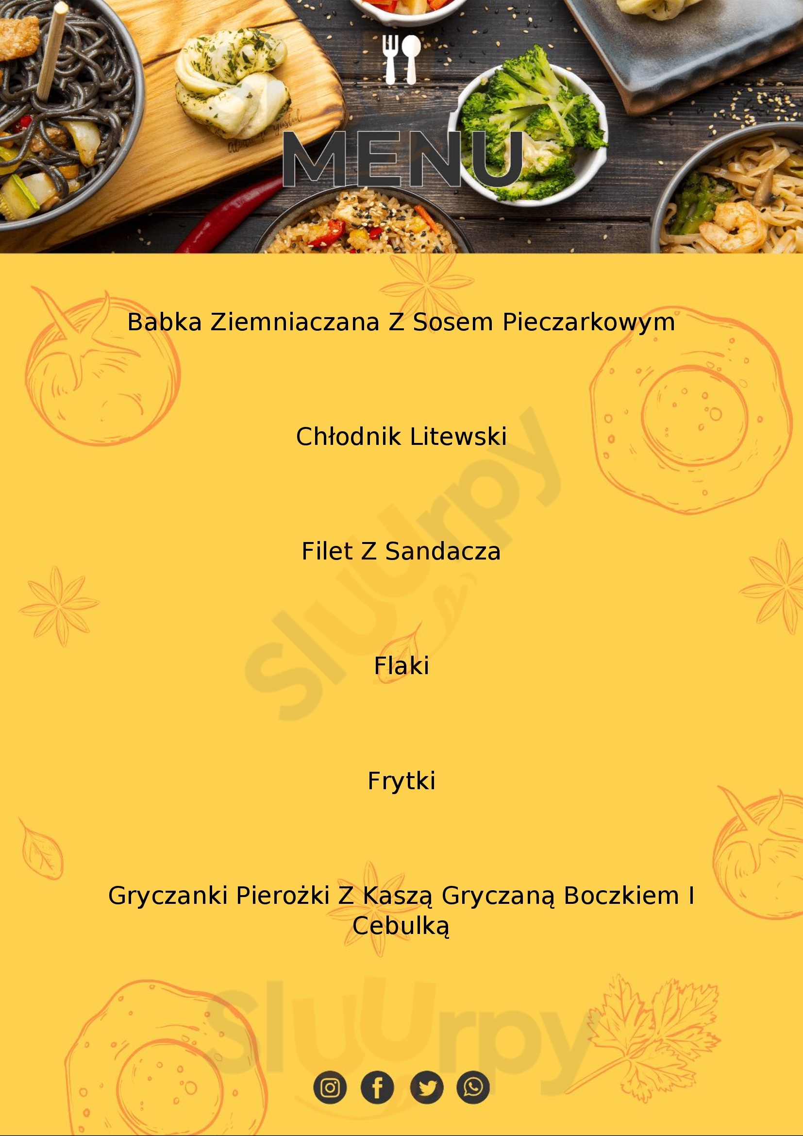 Karczma Węgorzewo Menu - 1