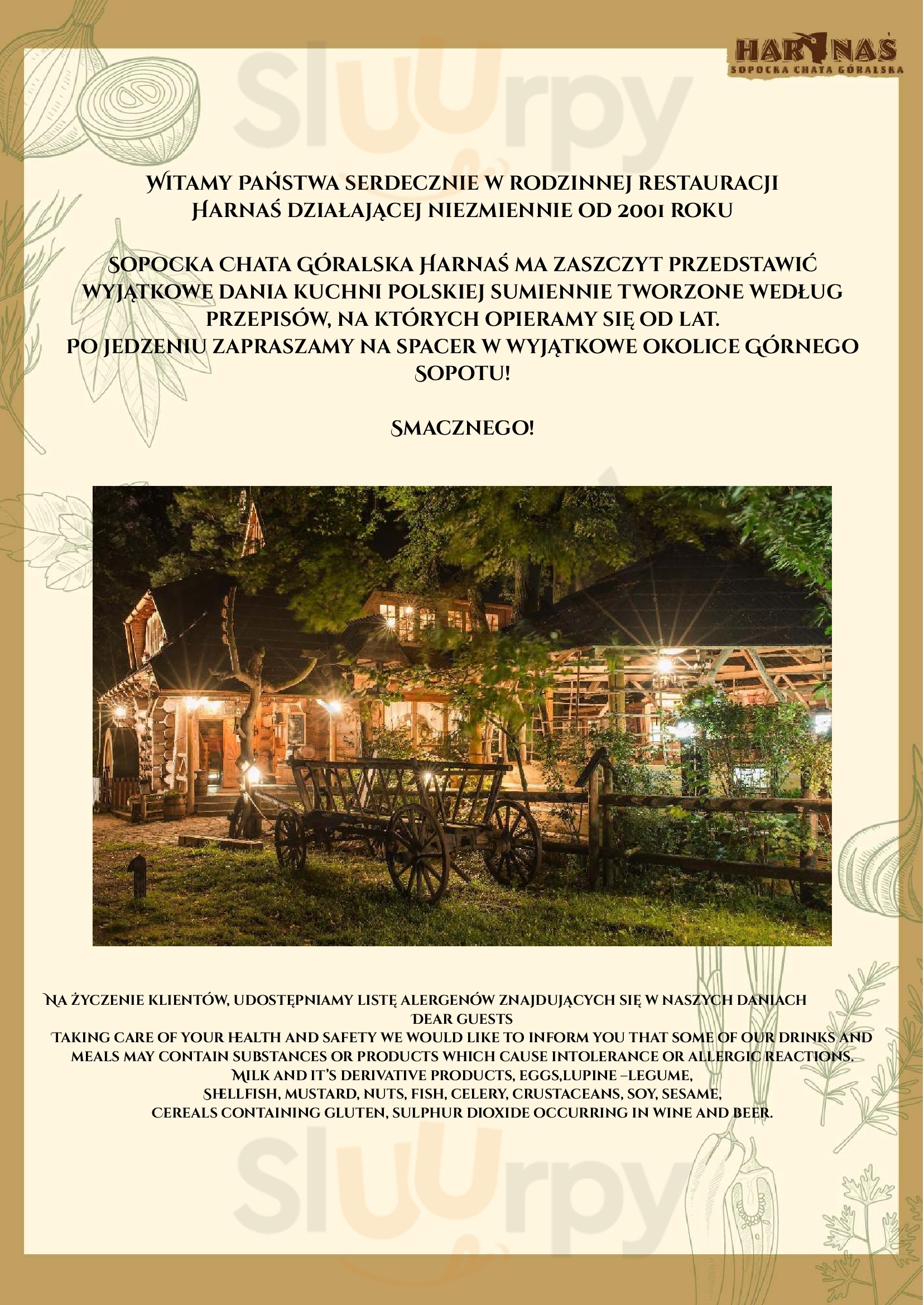Harnaś Sopot Sopot Menu - 1