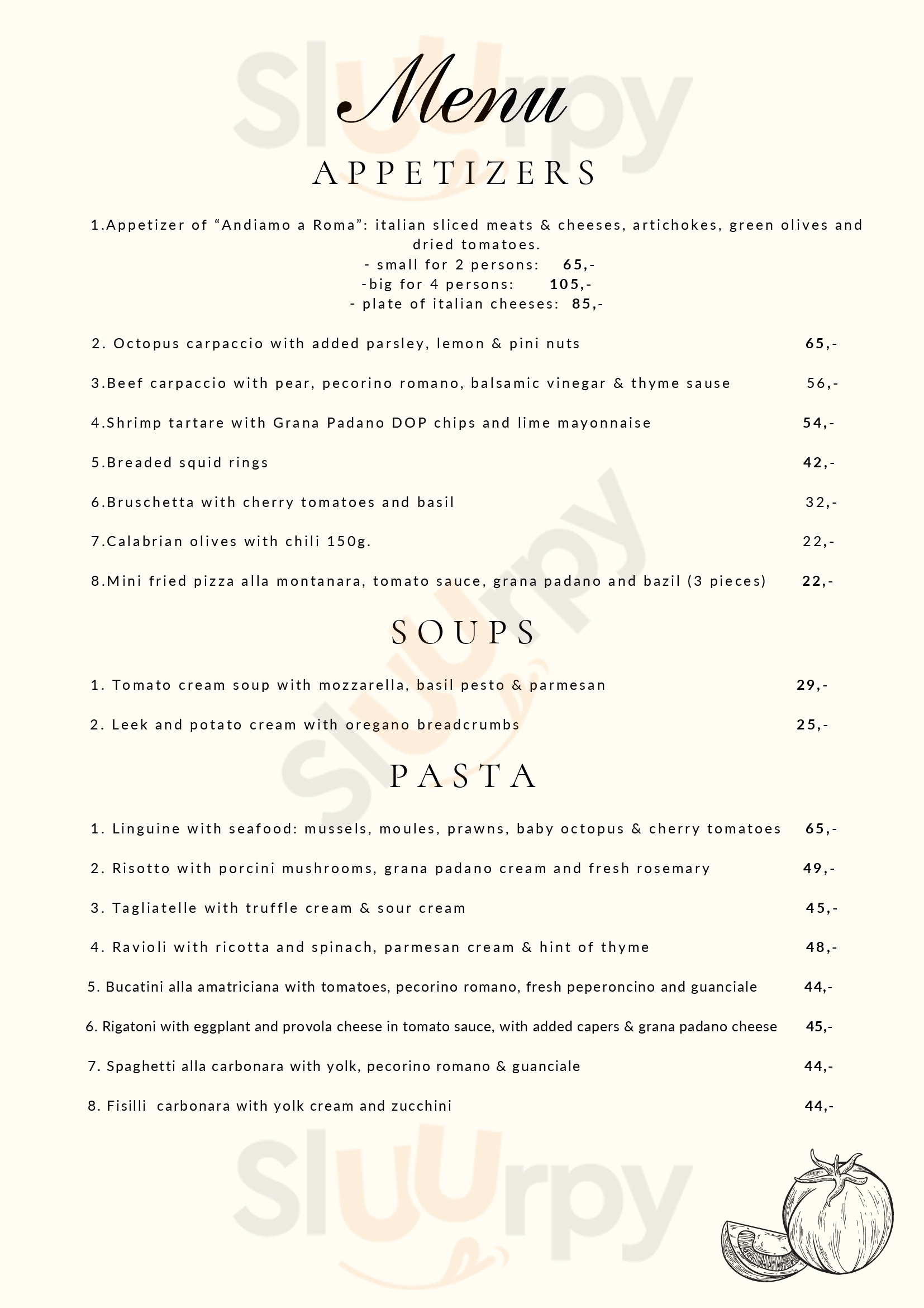 Andiamo A Roma Gdynia Menu - 1