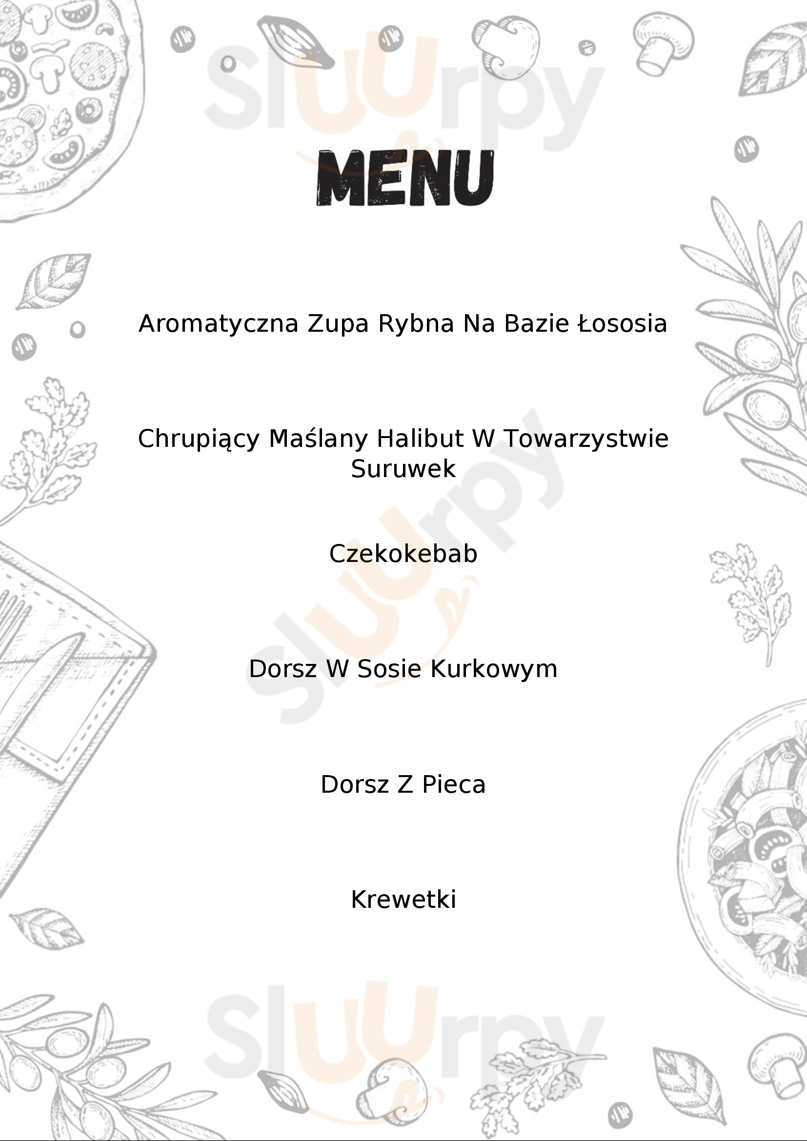 Smażalnia Dolores Łeba Menu - 1