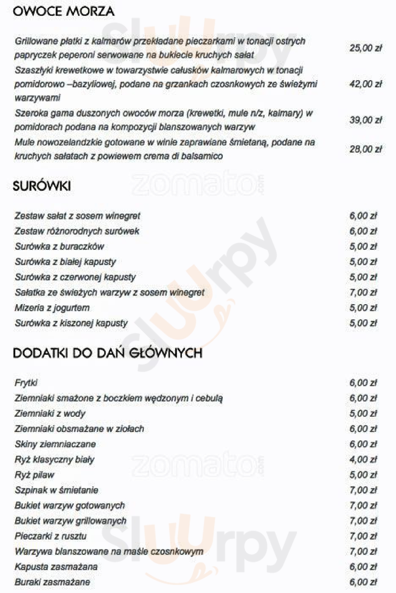 Restauracja Szczecin Szczecin Menu - 1