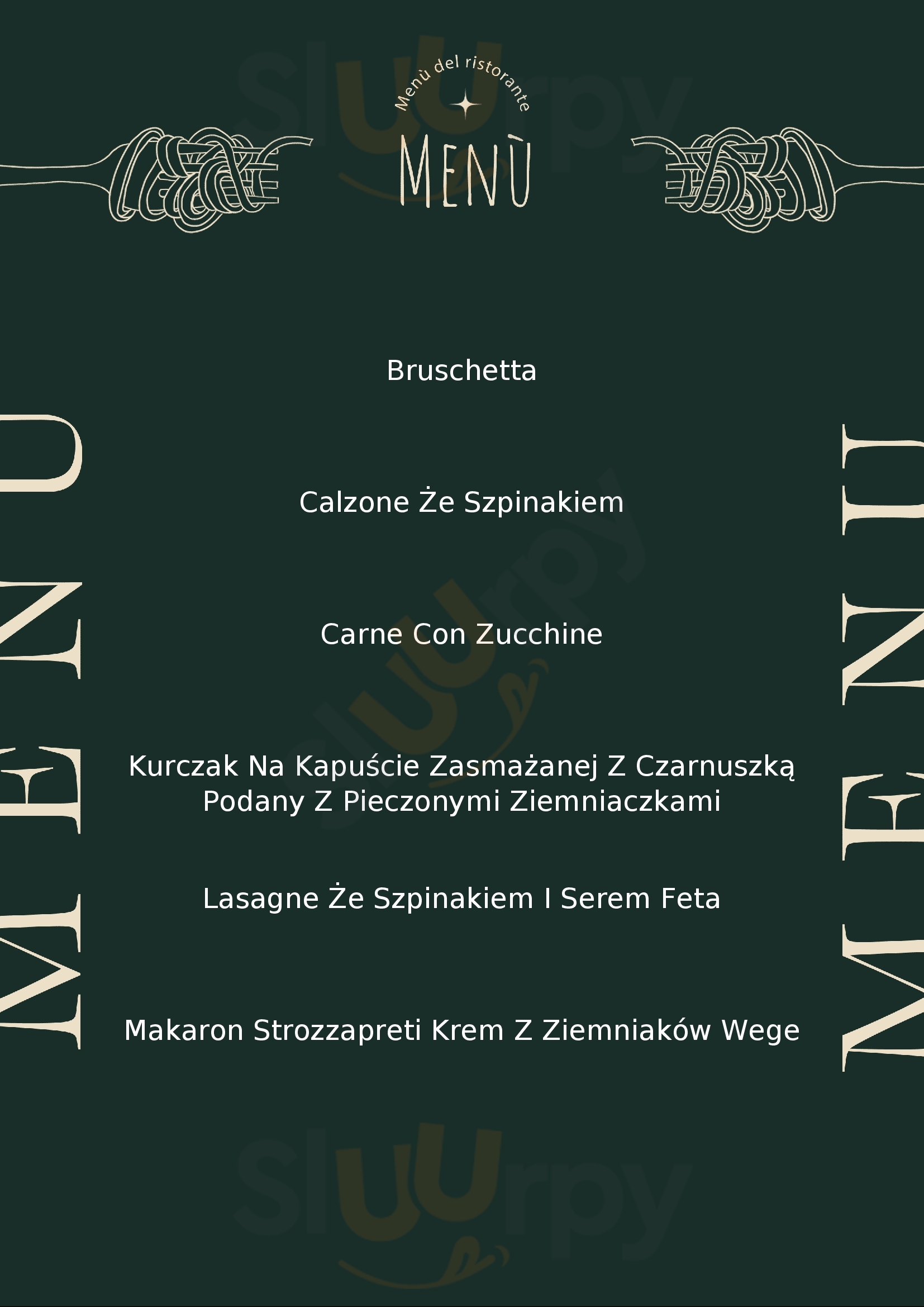 Trattoria Due Tavoli Kraków Menu - 1