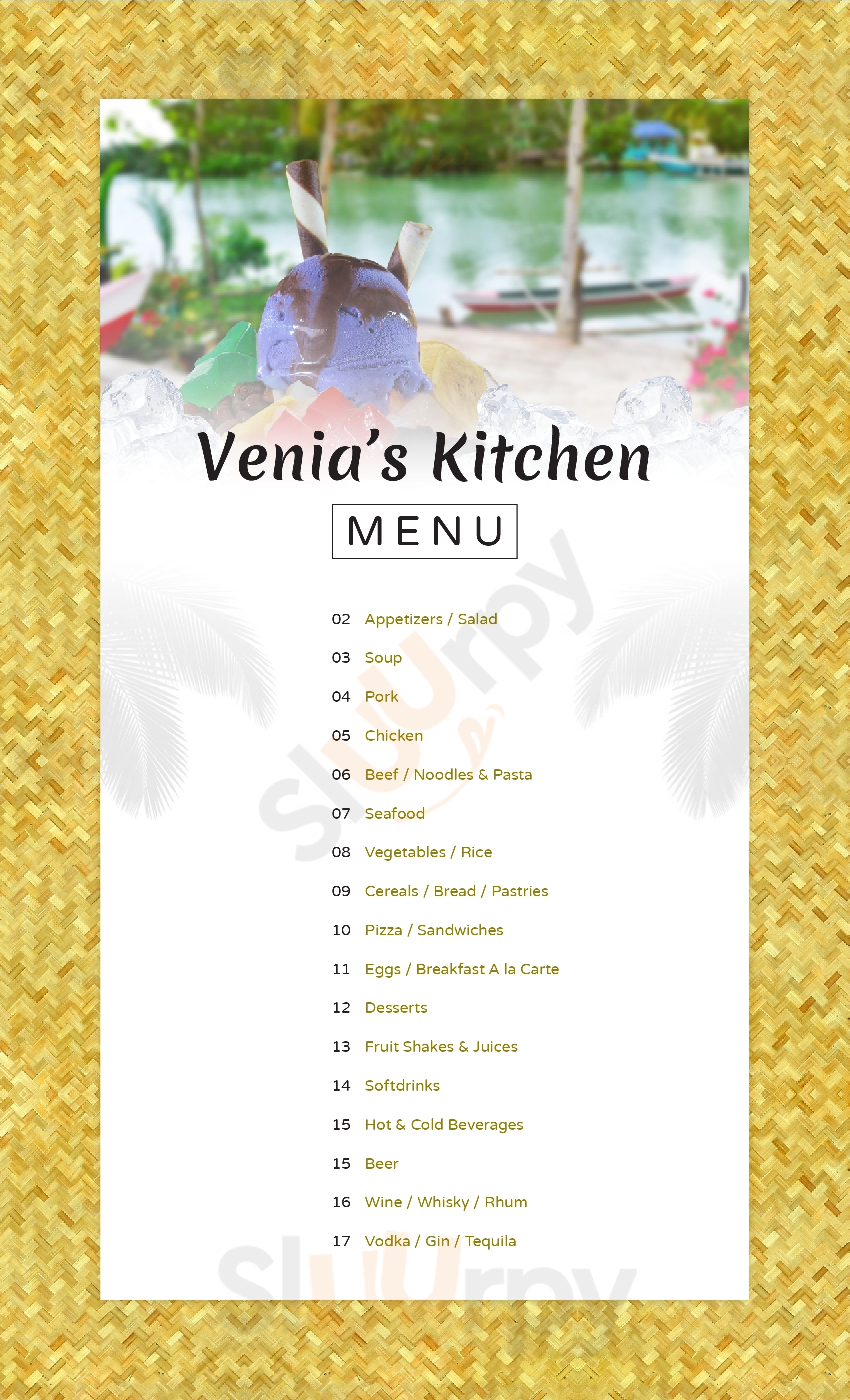 Venia's Kitchen Loboc Menu - 1