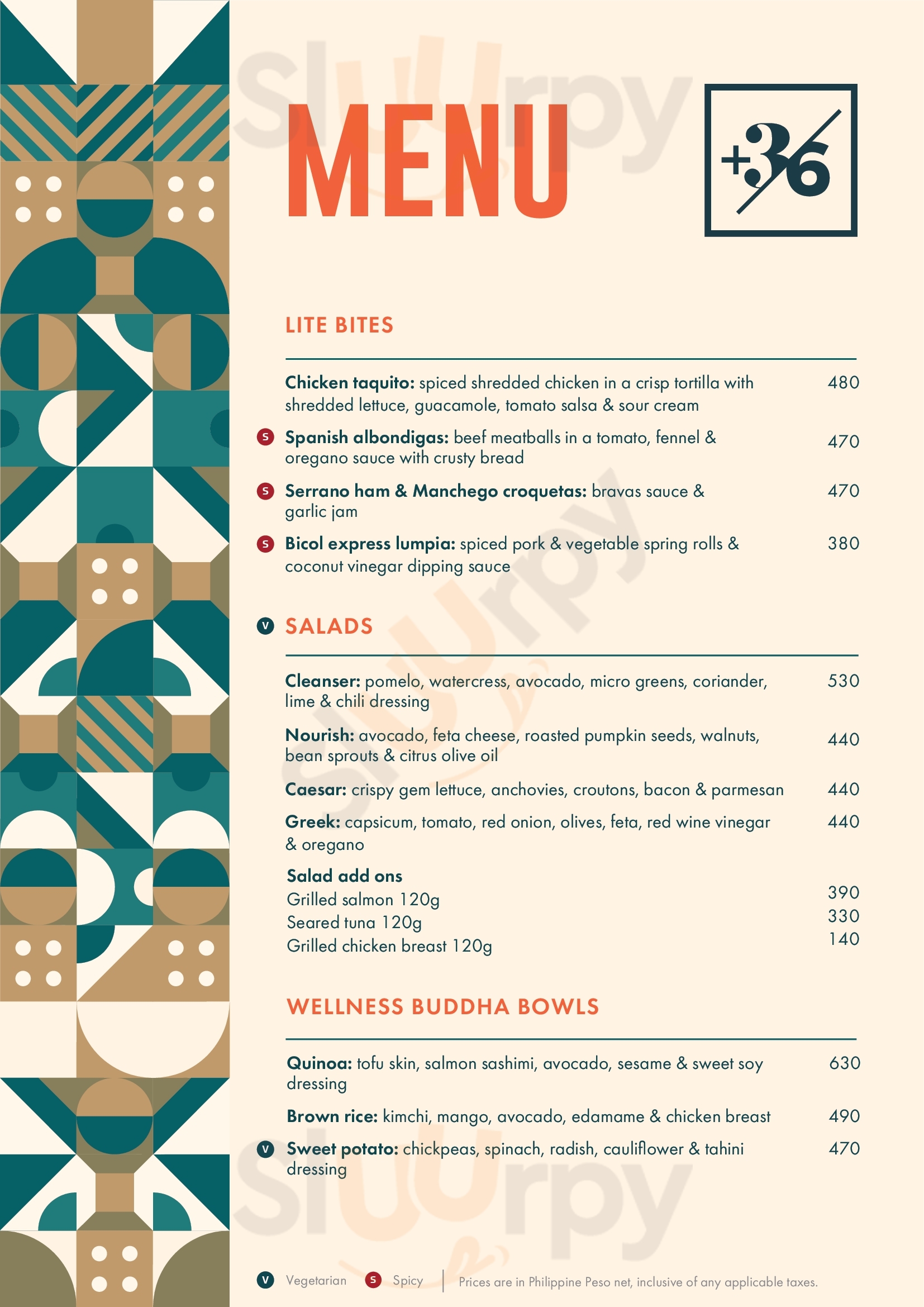 +36, The Lind Lobby Lounge & Bar Malay Menu - 1