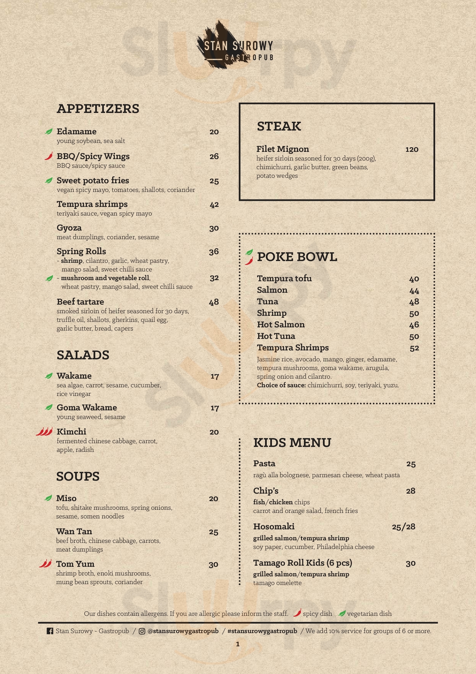 Main Menu - Stan Surowy