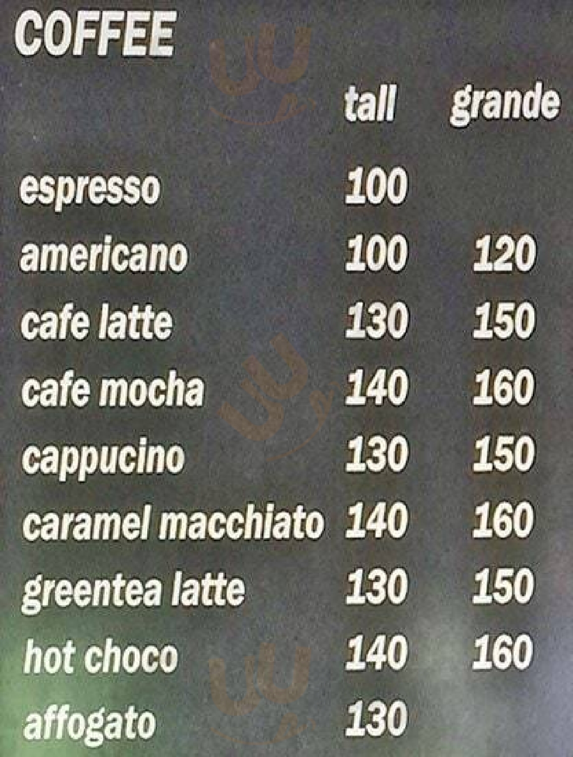 Coffeeway Lapu Lapu Menu - 1