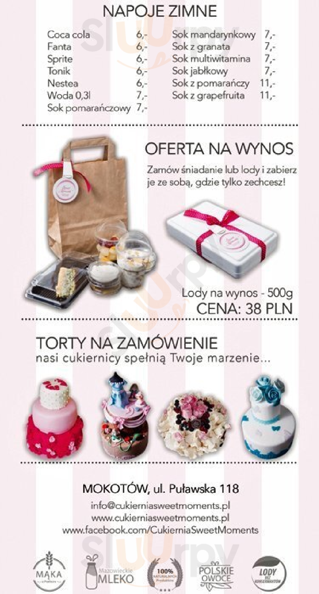 Sweet Moments Warszawa Menu - 1