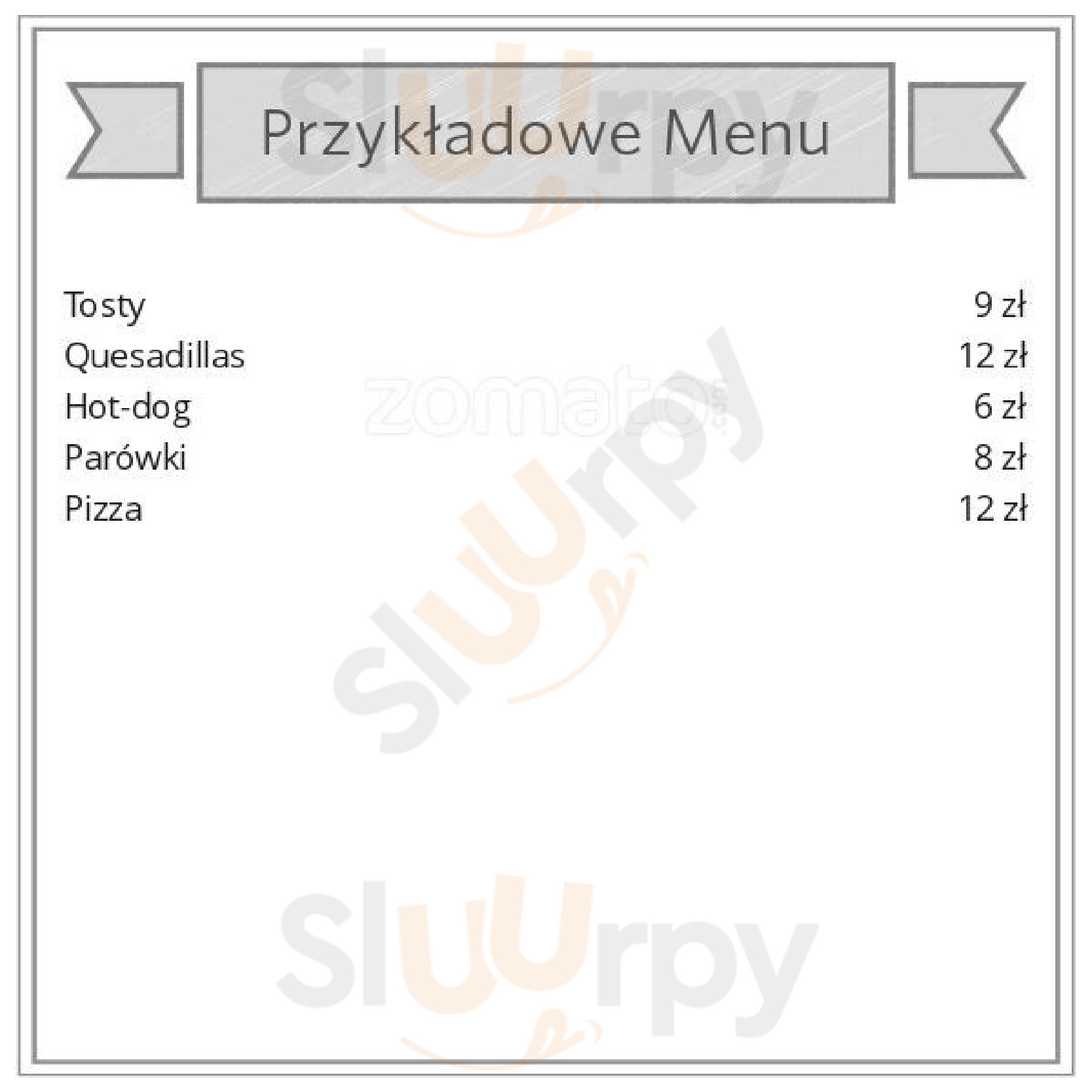 Honoratka Cafe Warszawa Menu - 1