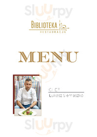 Restauracja La Bibliotheque menu