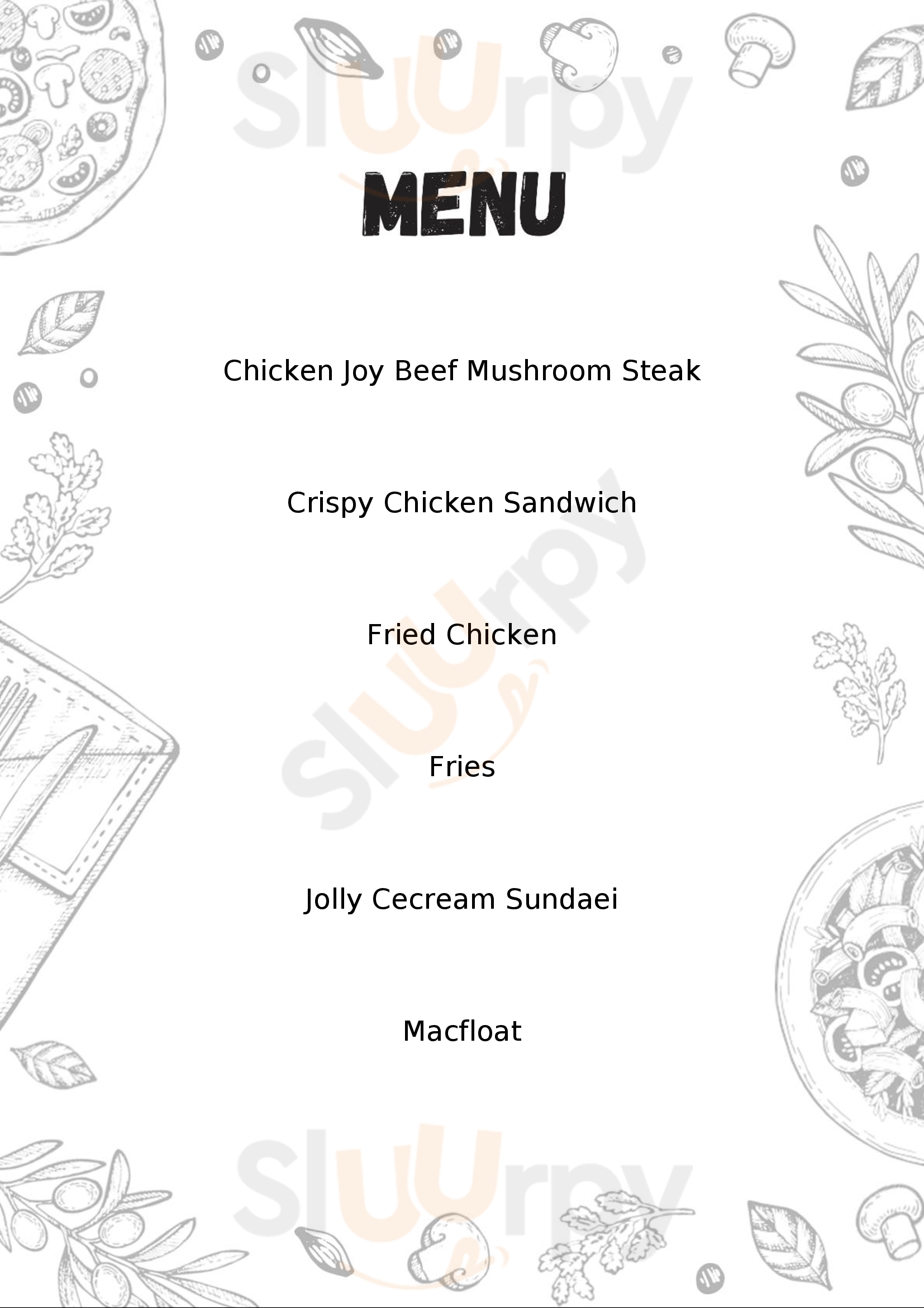 Mcdonald's Cotabato City Menu - 1