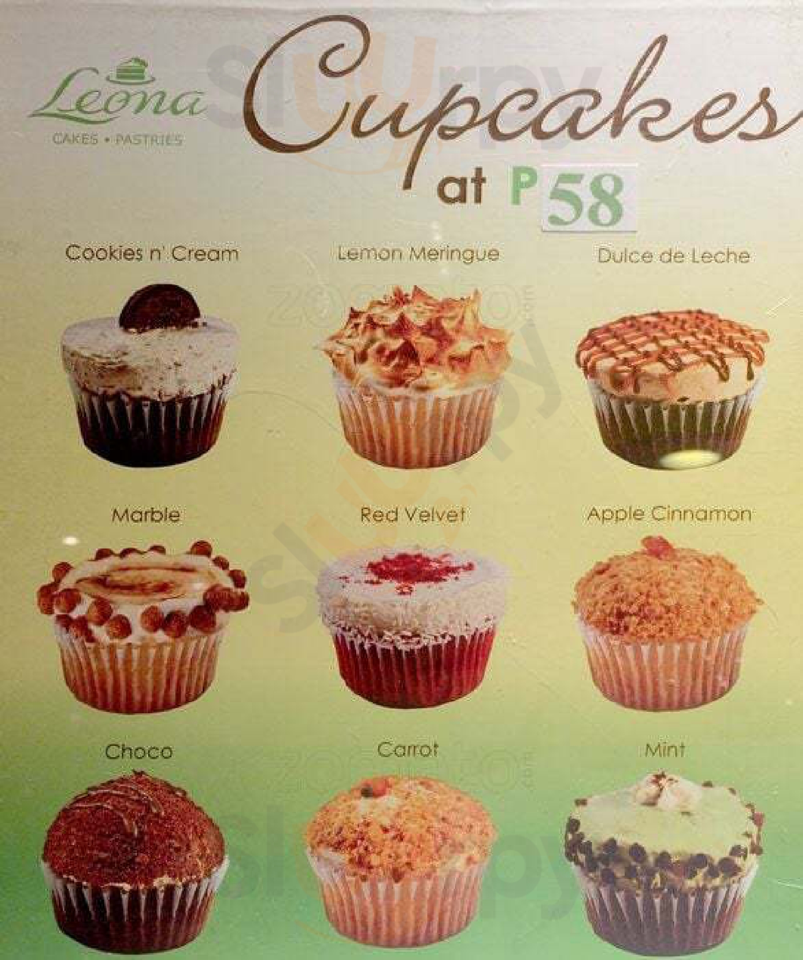 Leona Cakes & Pastries Cebu City Menu - 1