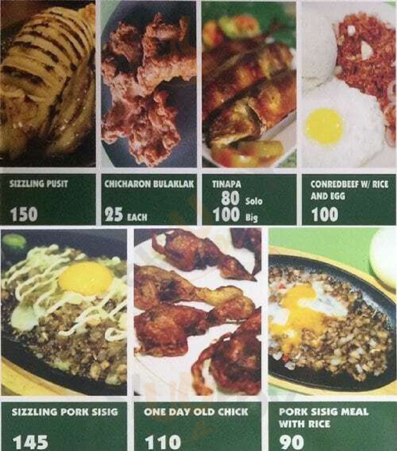 Maco Manok Cebu City Menu - 1