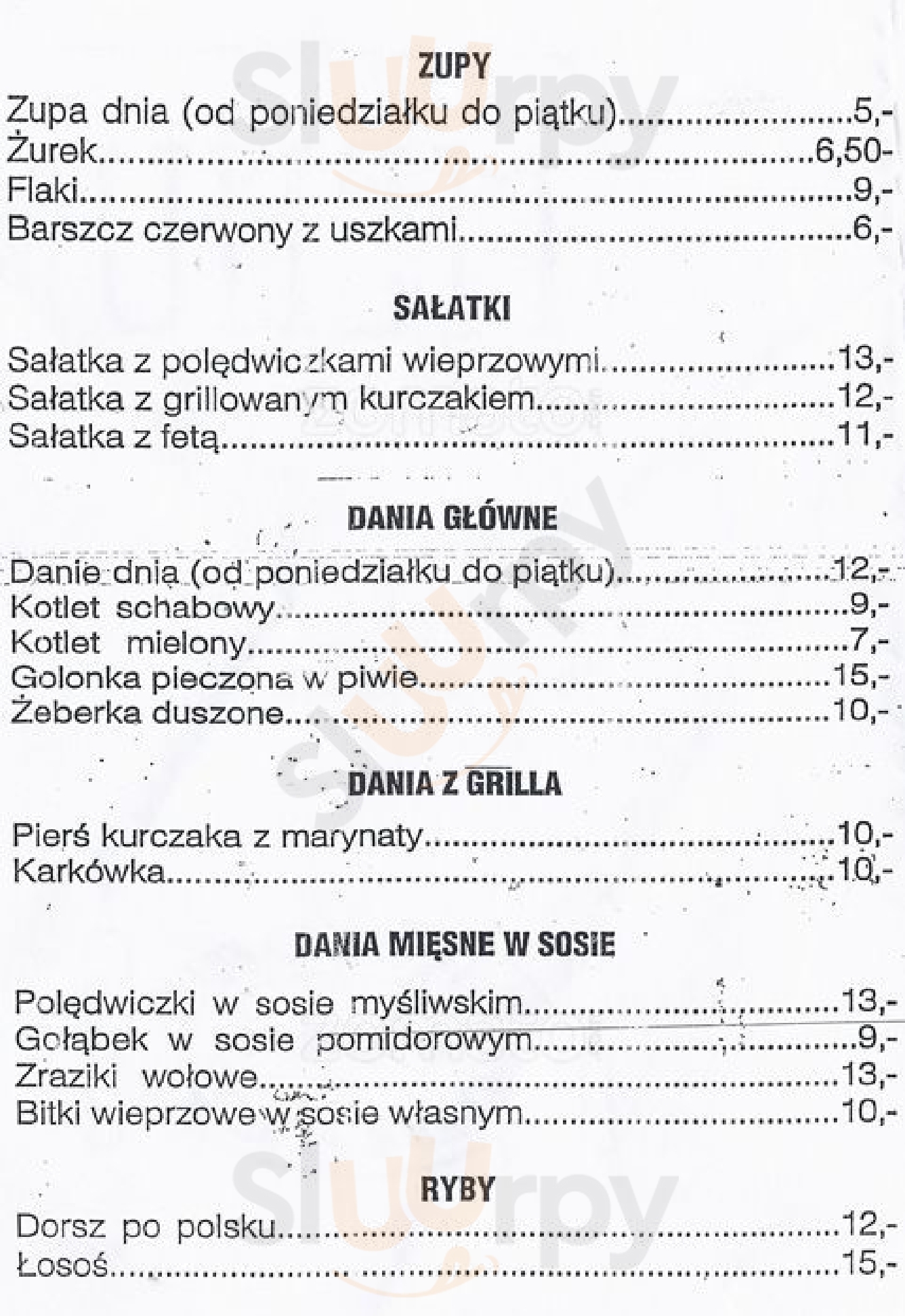 Domowe Obiady U Basi Warszawa Menu - 1