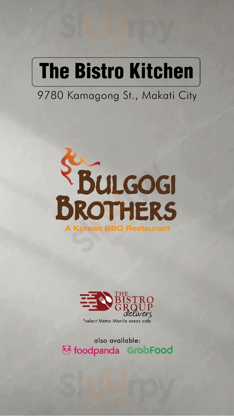 Bulgogi Brothers Davao Davao City Menu - 1