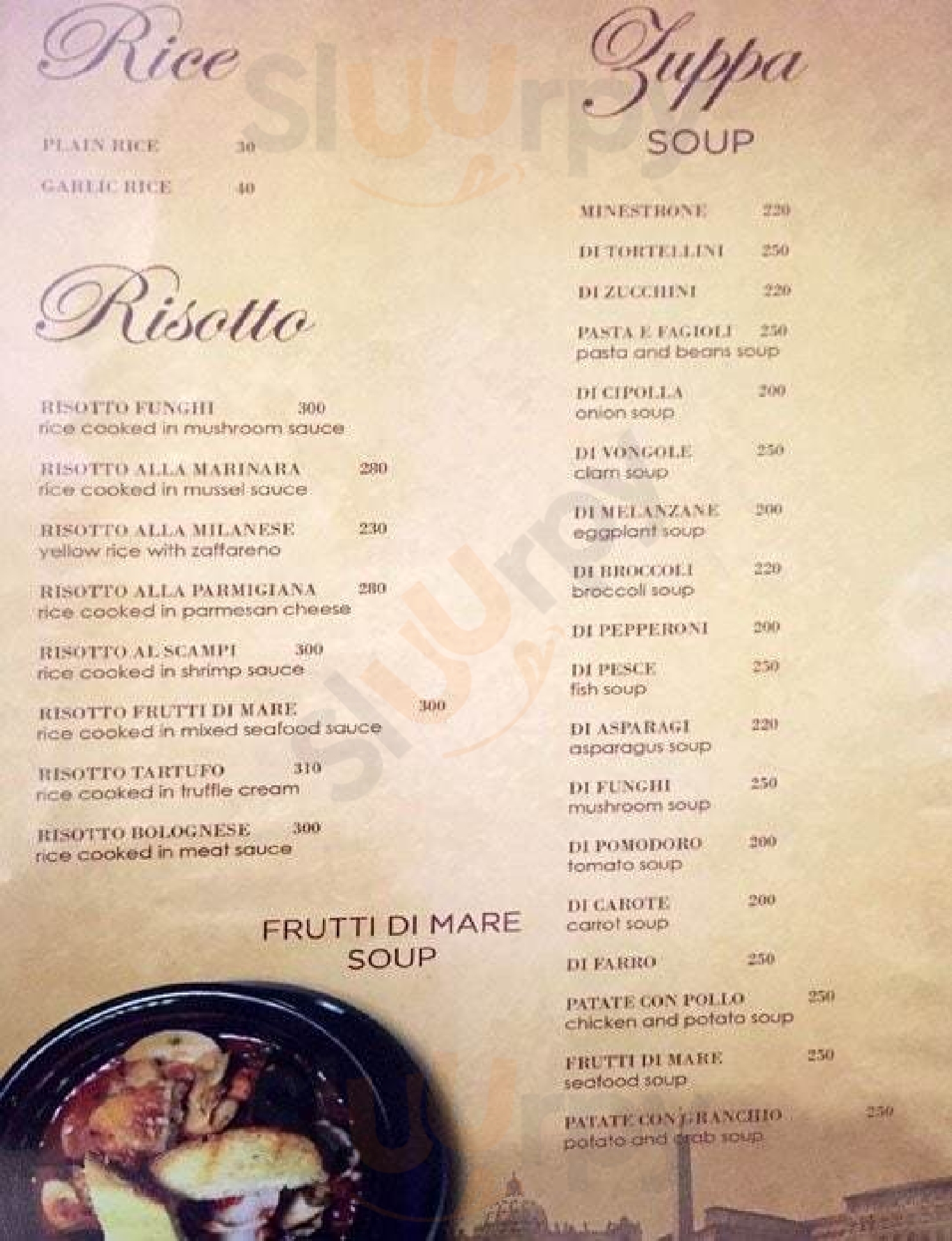 Bellini's Italian Restaurant Marikina Menu - 1