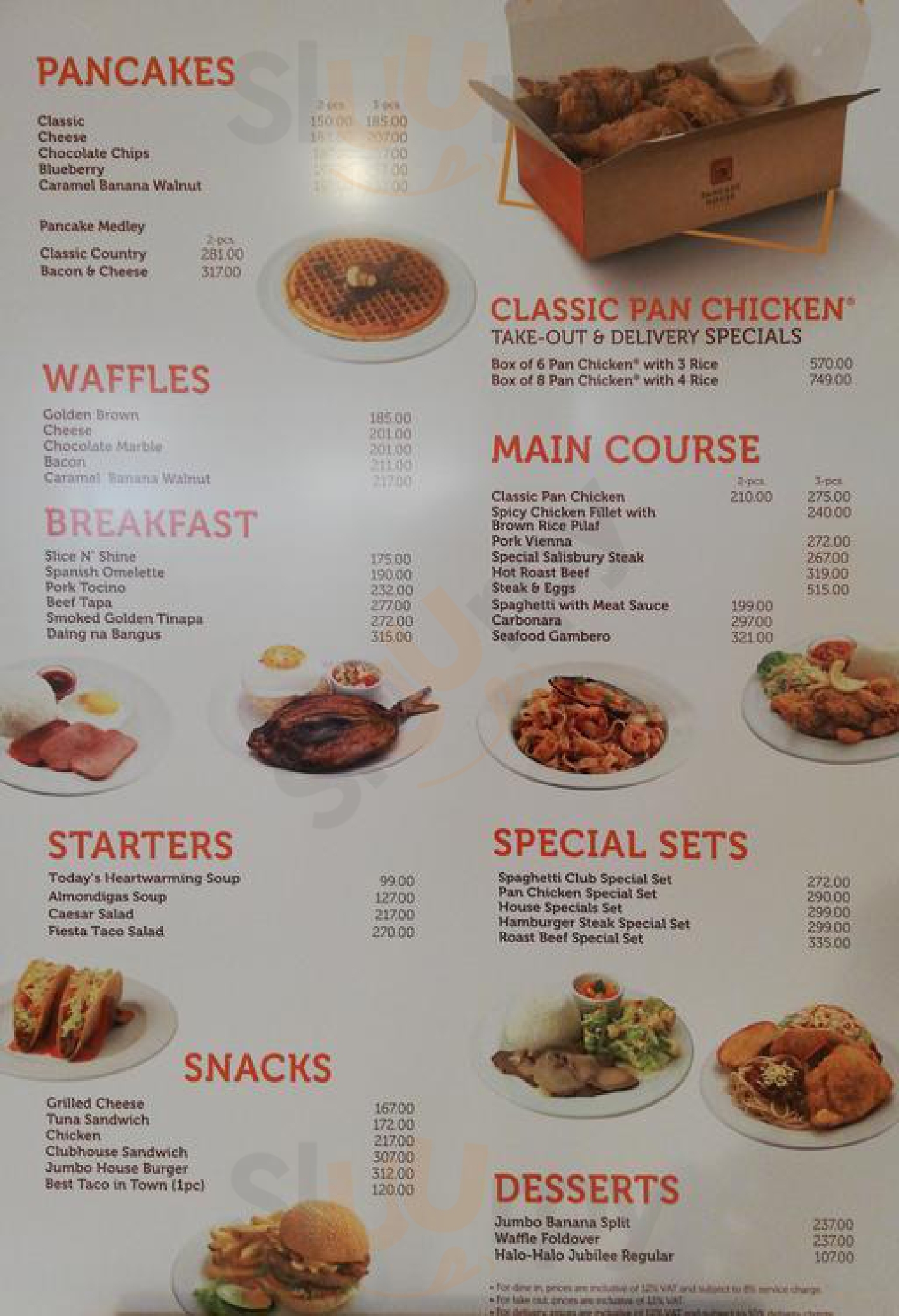 Pancake House Marikina Menu - 1