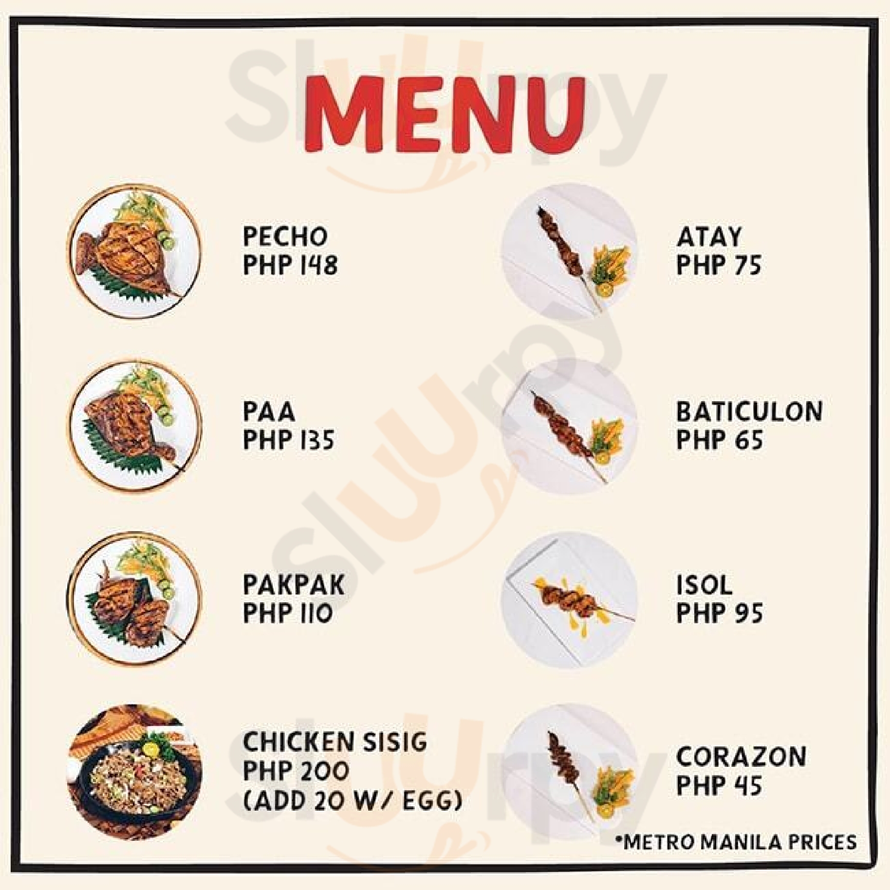 Jt's Manukan Grille Quezon City Menu - 1
