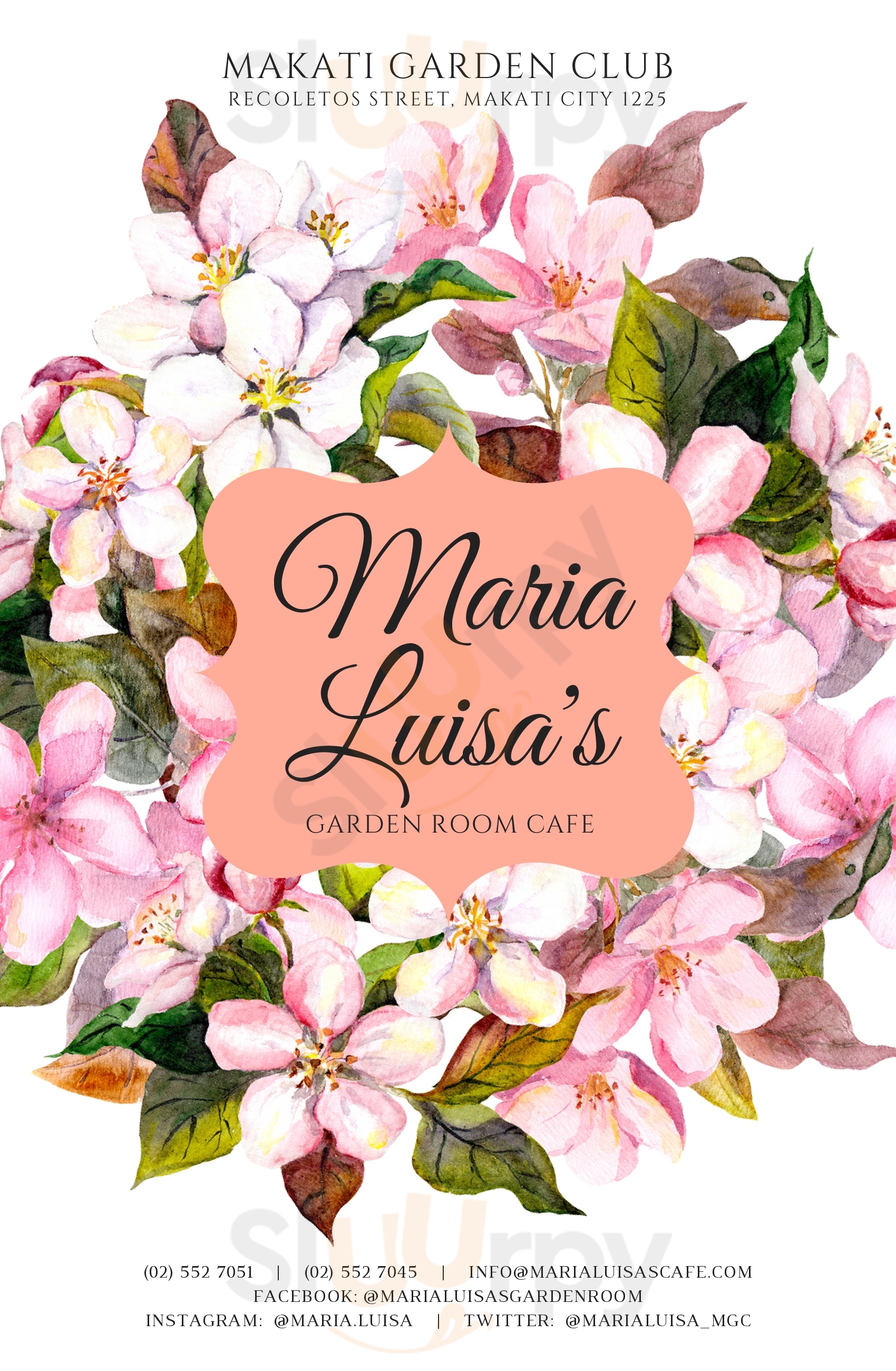 Maria Luisa Garden Room Makati Menu - 1