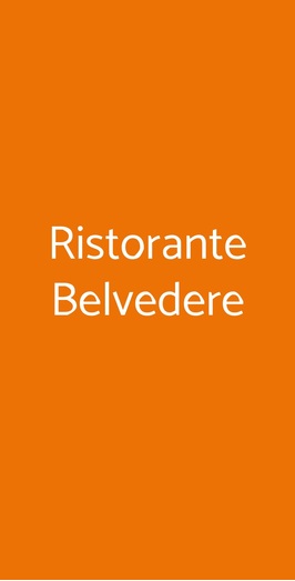 Ristorante Hotel Belvedere, Torino