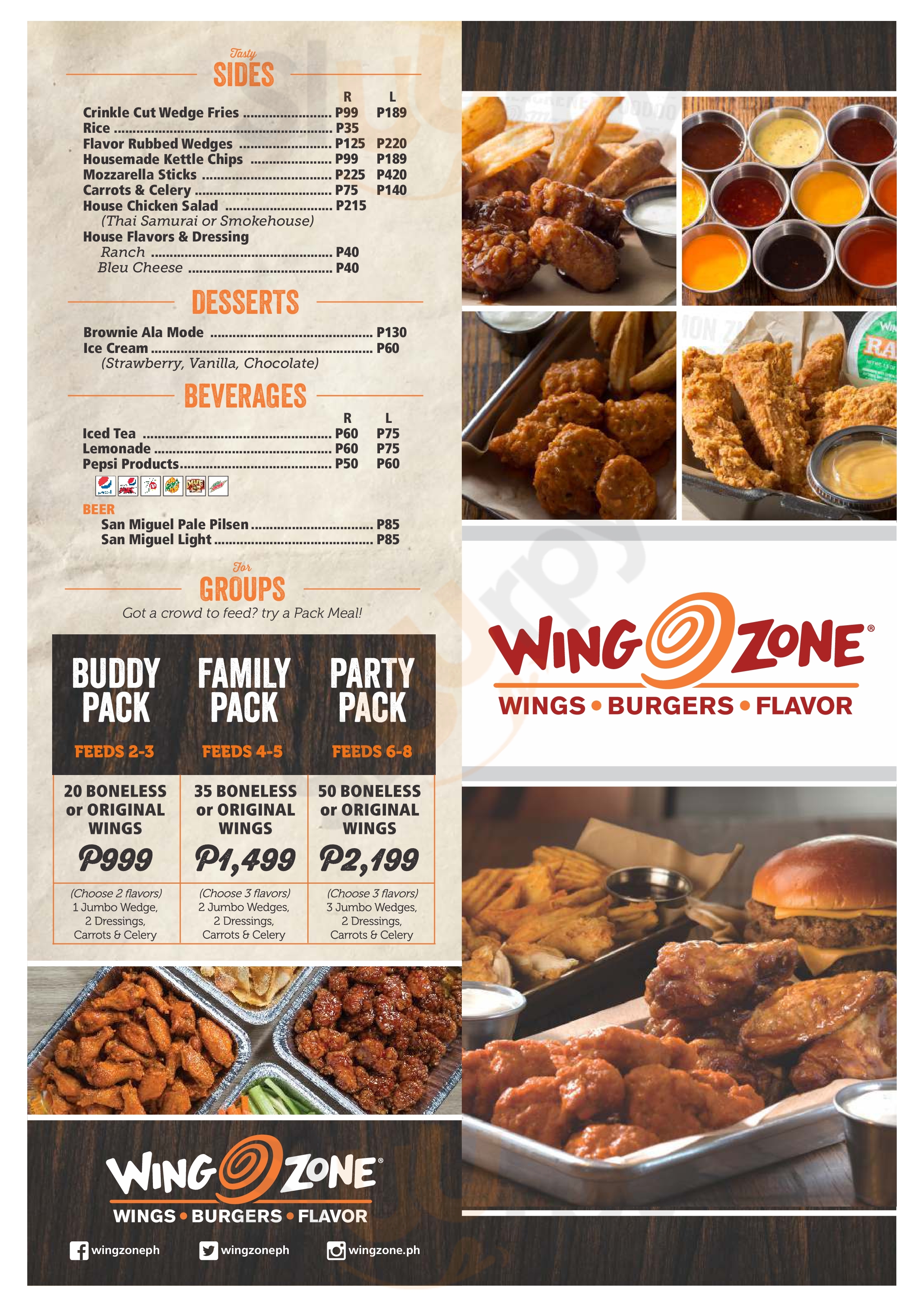 Wing Zone Mandaluyong Menu - 1