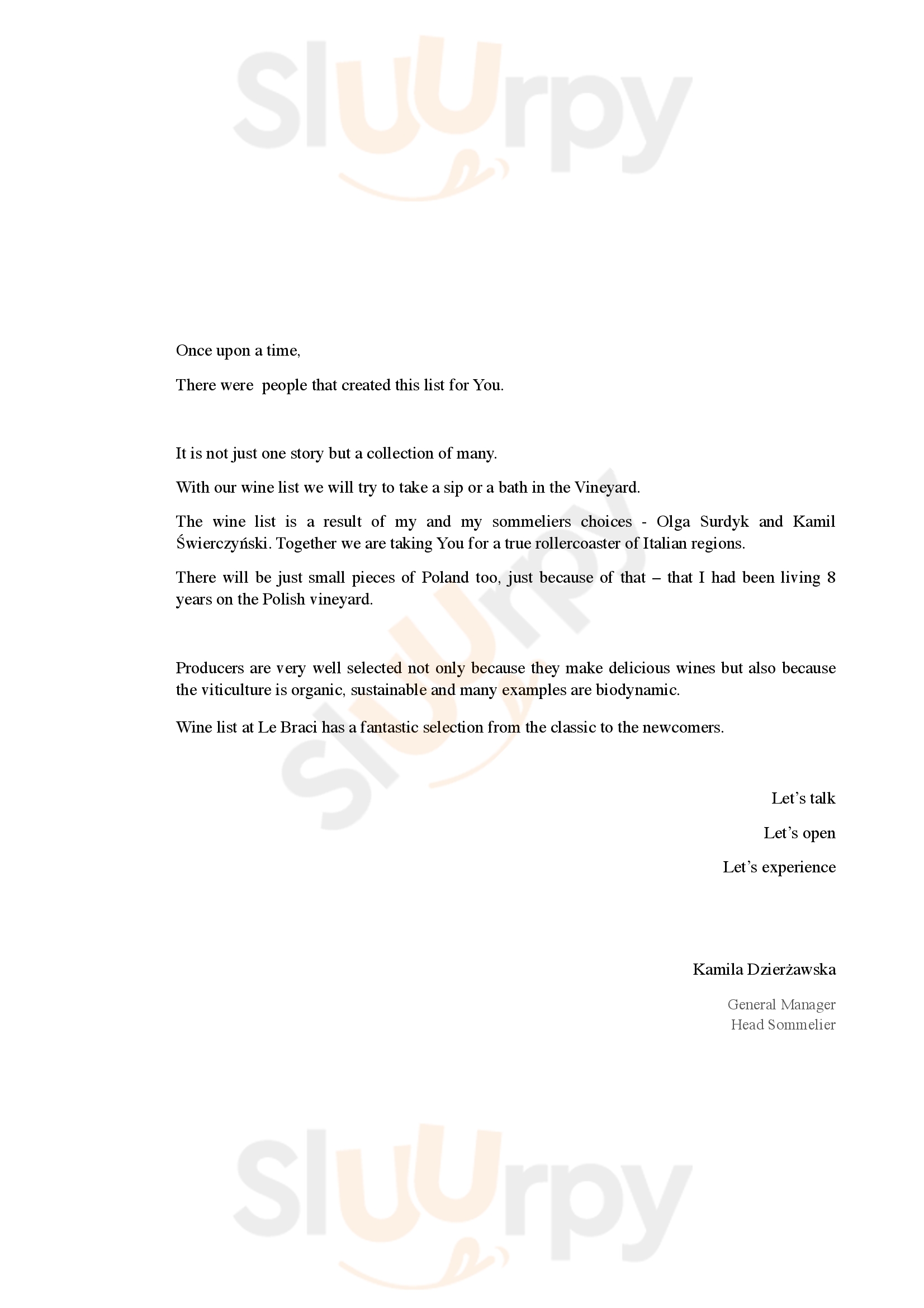 Main Menu - Wine Corner