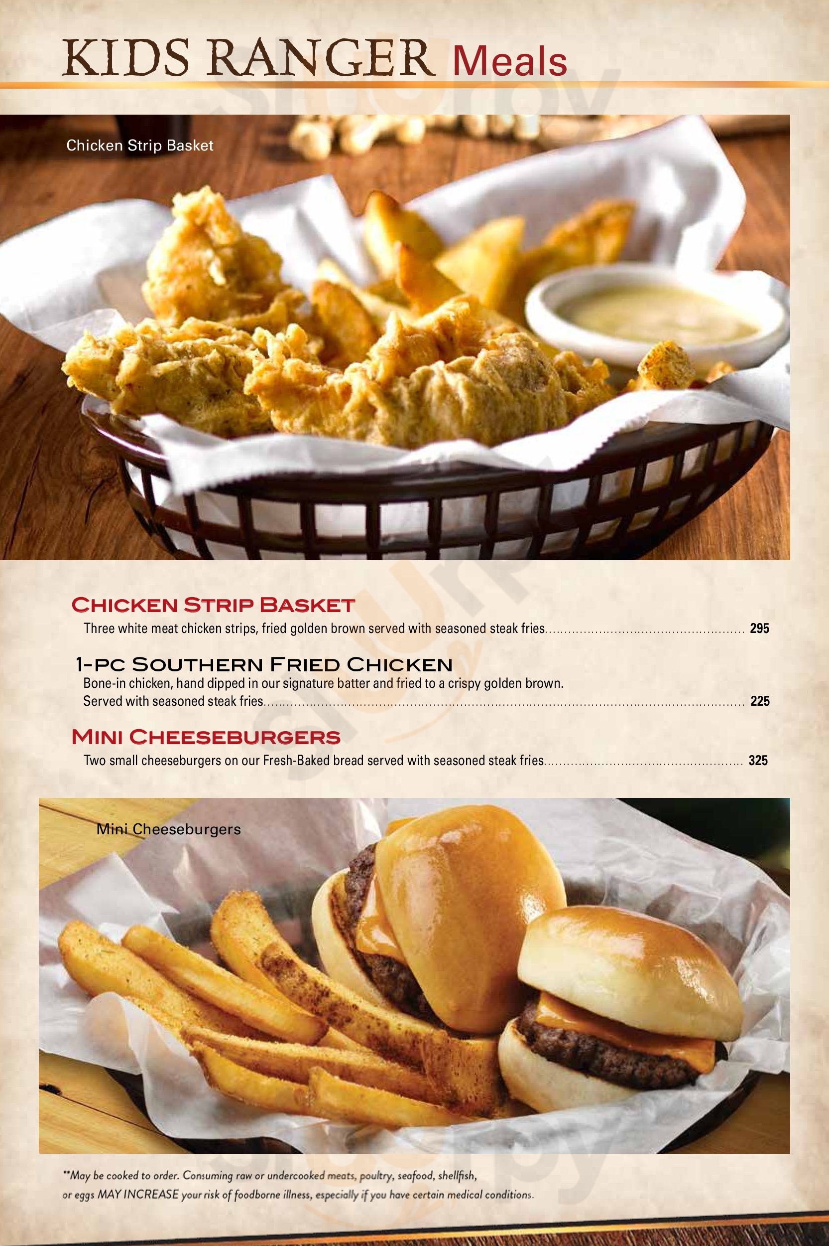 Texas Roadhouse menù, Makati - Main Menu | Sluurpy