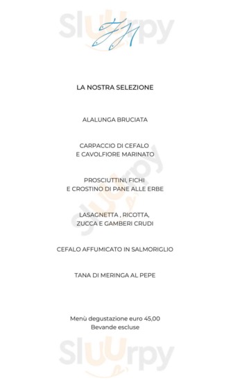 Menu degustazione