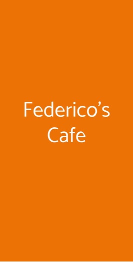 Federico's Ristorante Cafe'