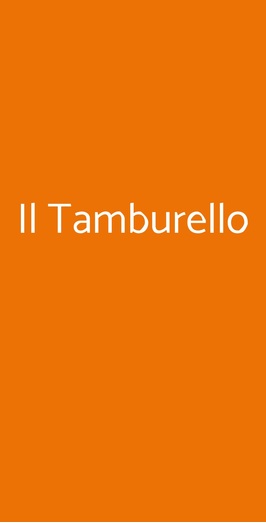 Il Tamburello, Cerreto Guidi