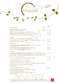 Menu stagionale