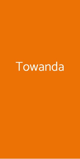 Towanda, Firenze