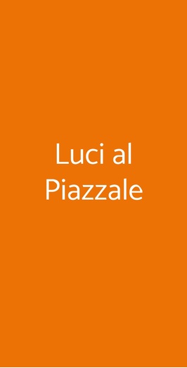 Luci Al Piazzale, Firenze