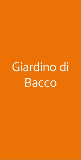 Giardino Di Bacco, San Giovanni la Punta