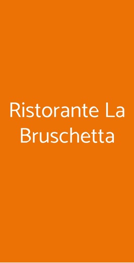 Ristorante La Bruschetta, Cairo Montenotte