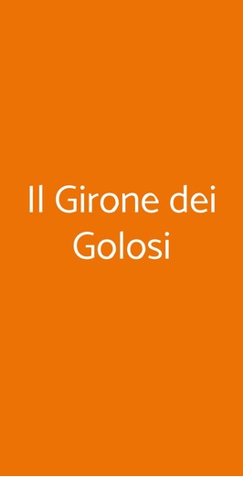 Il Girone Dei Golosi, Mallare