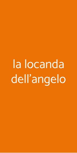 La Locanda Dell'angelo, Millesimo