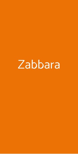 Zabbara, Sicilia