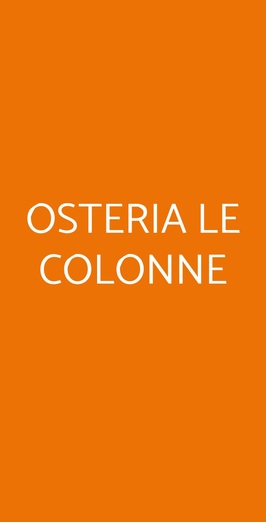 Osteria Le Colonne, Cogollo del Cengio