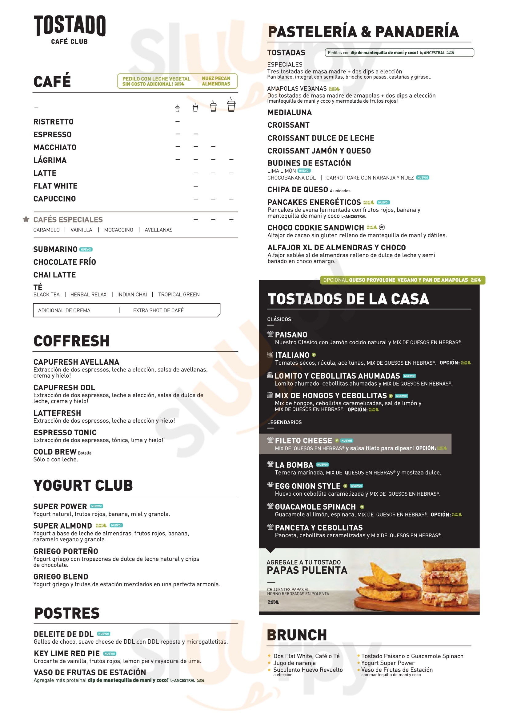 Tostado Café Club Ituzaingó Menu - 1