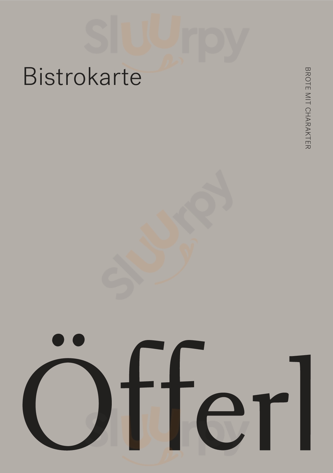 Bäckerei Öfferl Wien Menu - 1