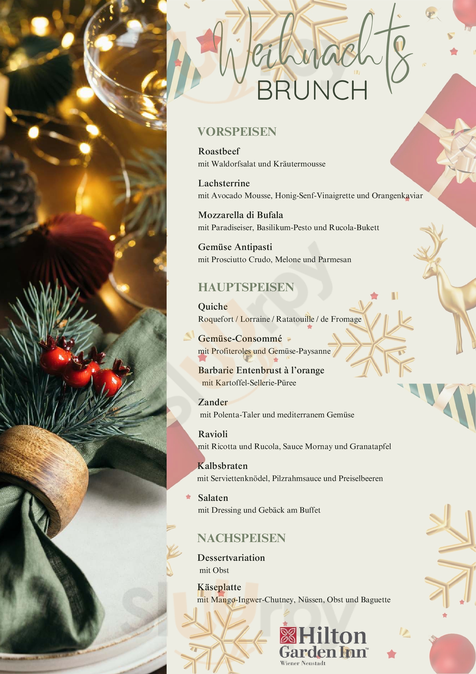 Das "neu-stadt" Wiener Neustadt Menu - 1