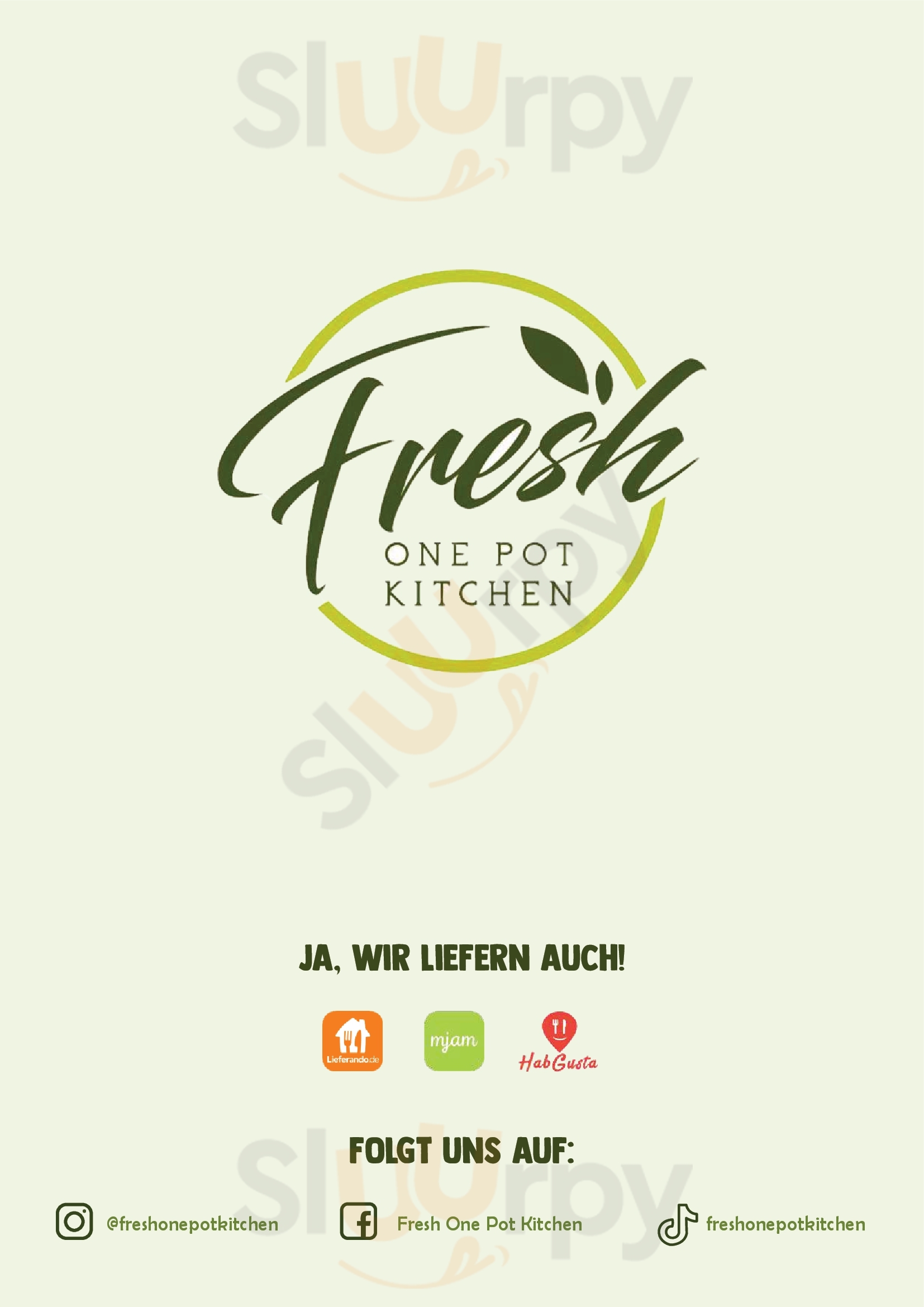 Fresh One Pot Kitchen Wien Menu - 1