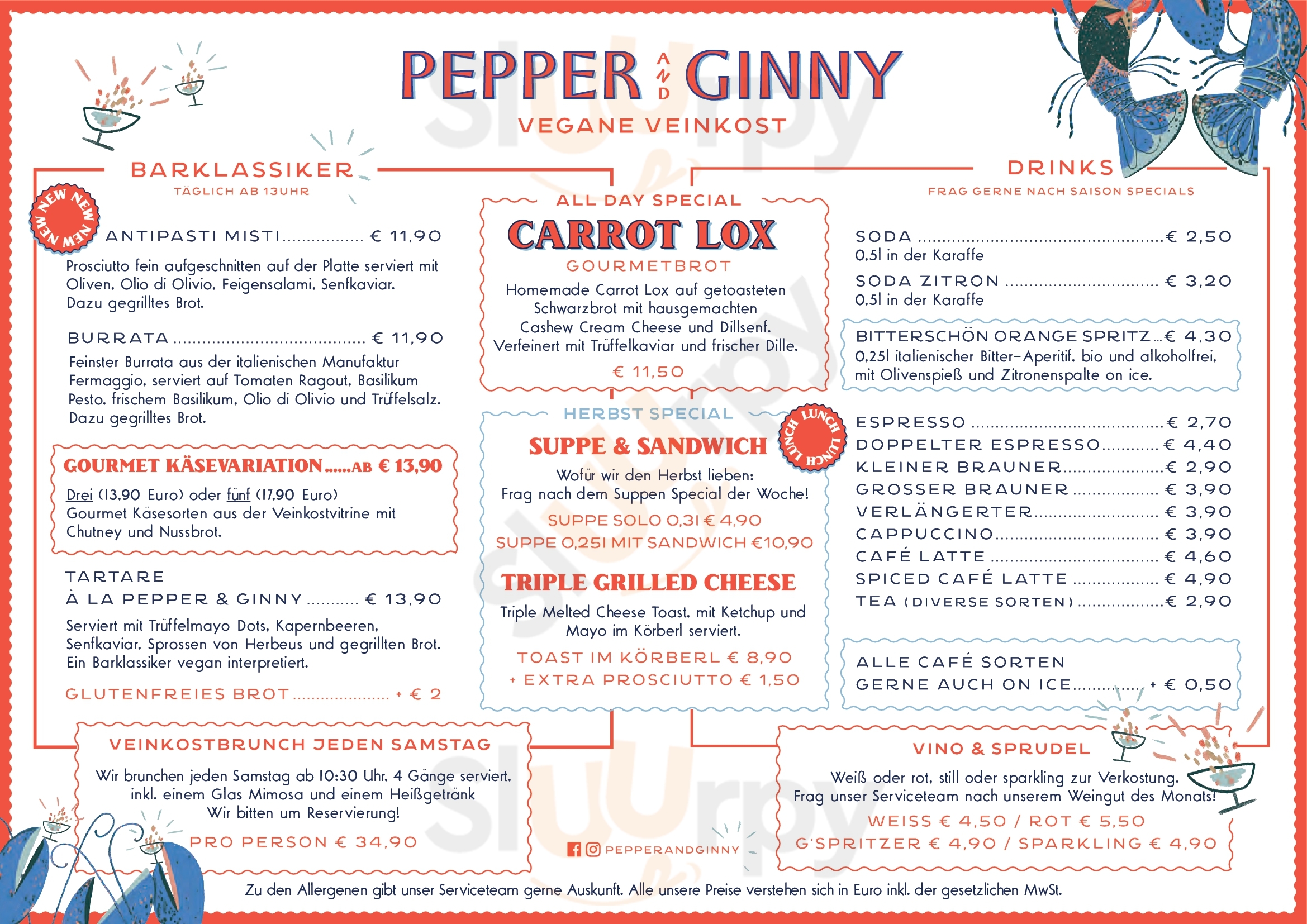 Pepper & Ginny - Vegane Veinkost Wien Wien Menu - 1