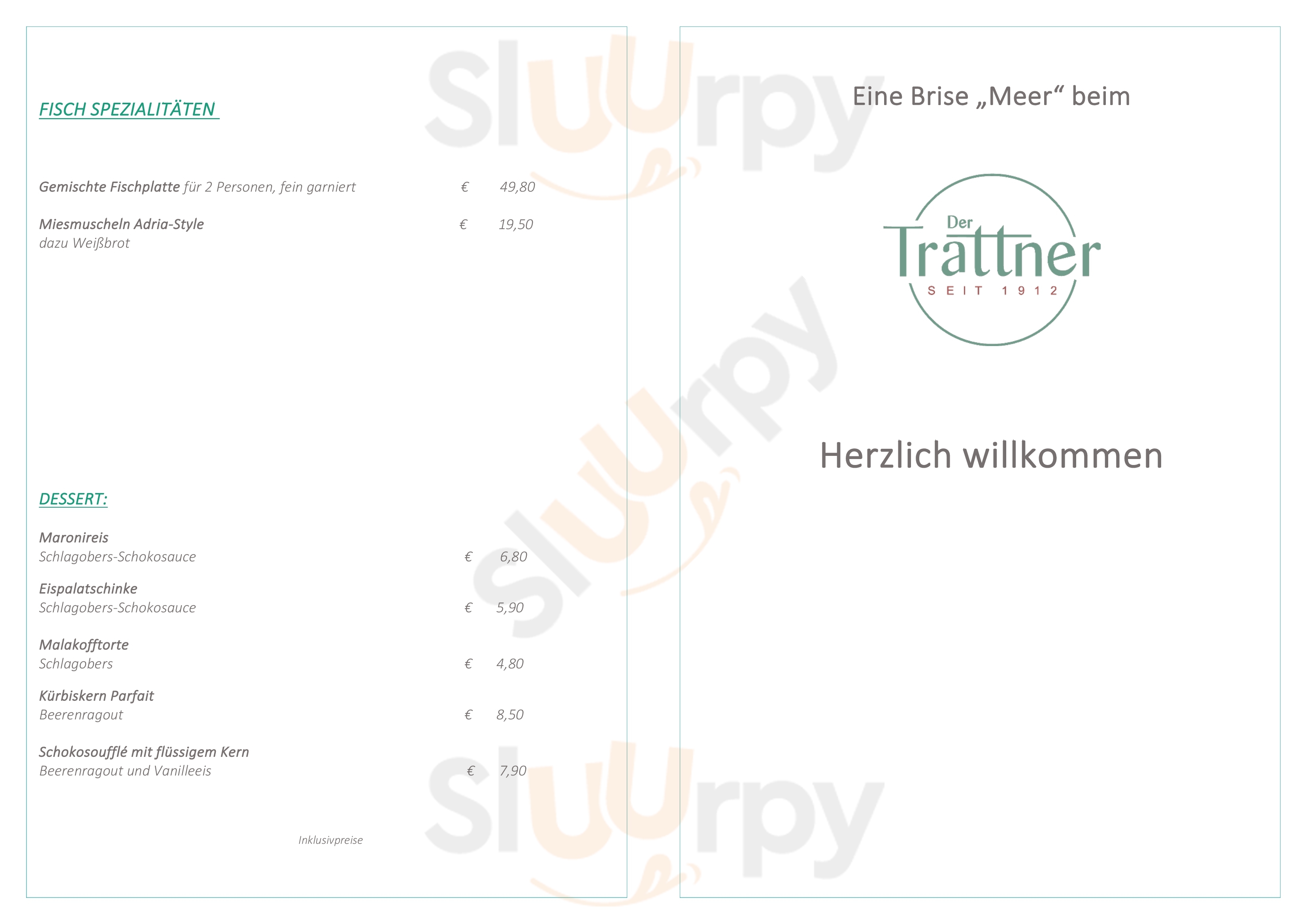 Der Trattnerhof - Hotel Im Schockelland Semriach Menu - 1