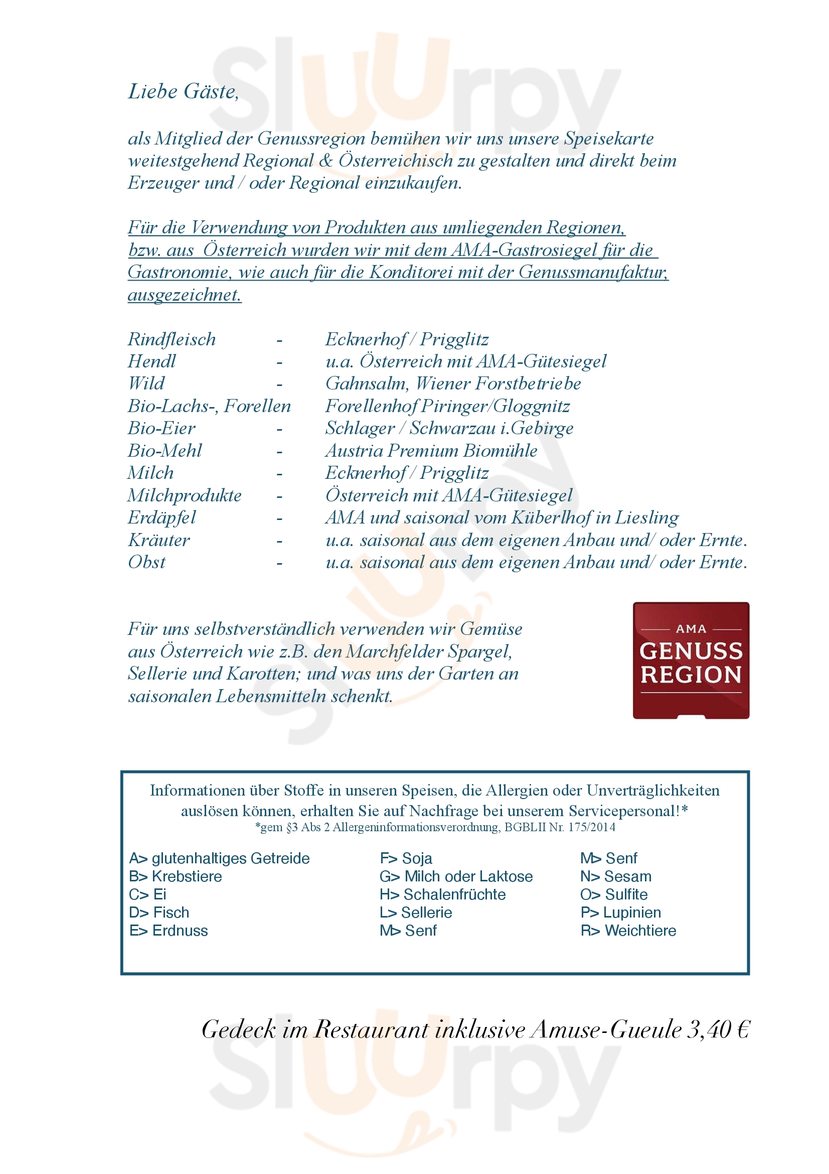 Schloss-konditorei Gloggnitz Gloggnitz Menu - 1
